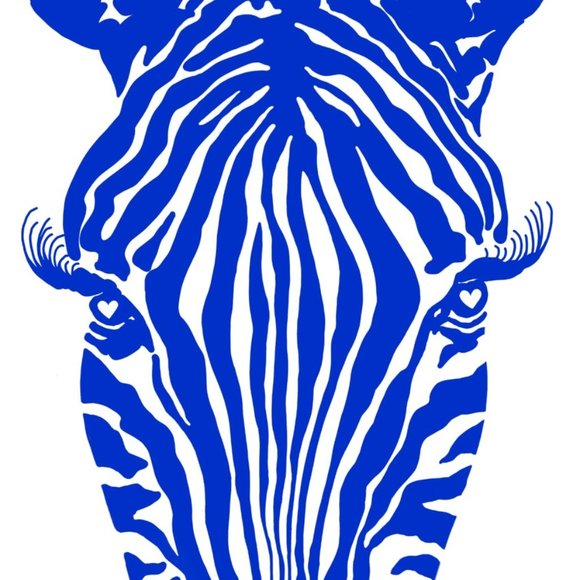 Vibrant Zebra Poster Pink, Red, Blue, Green/ Galantine or Valentine décor, 11x17 - Picture 13 of 13